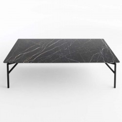 Coffee table in marble and metal - Tout Le Jour
