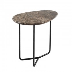 Side table in marble or wood - Lily