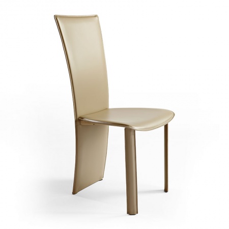 Vento chair upholstered leather