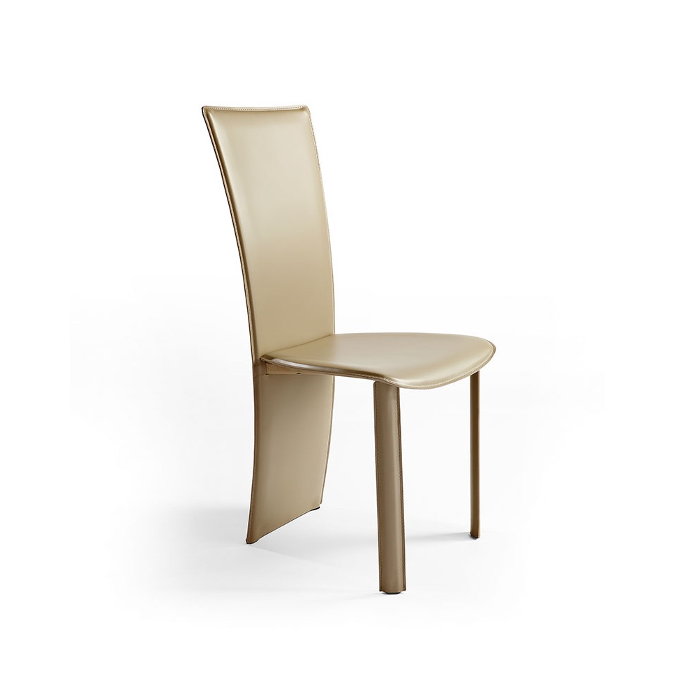 Vento chair upholstered leather