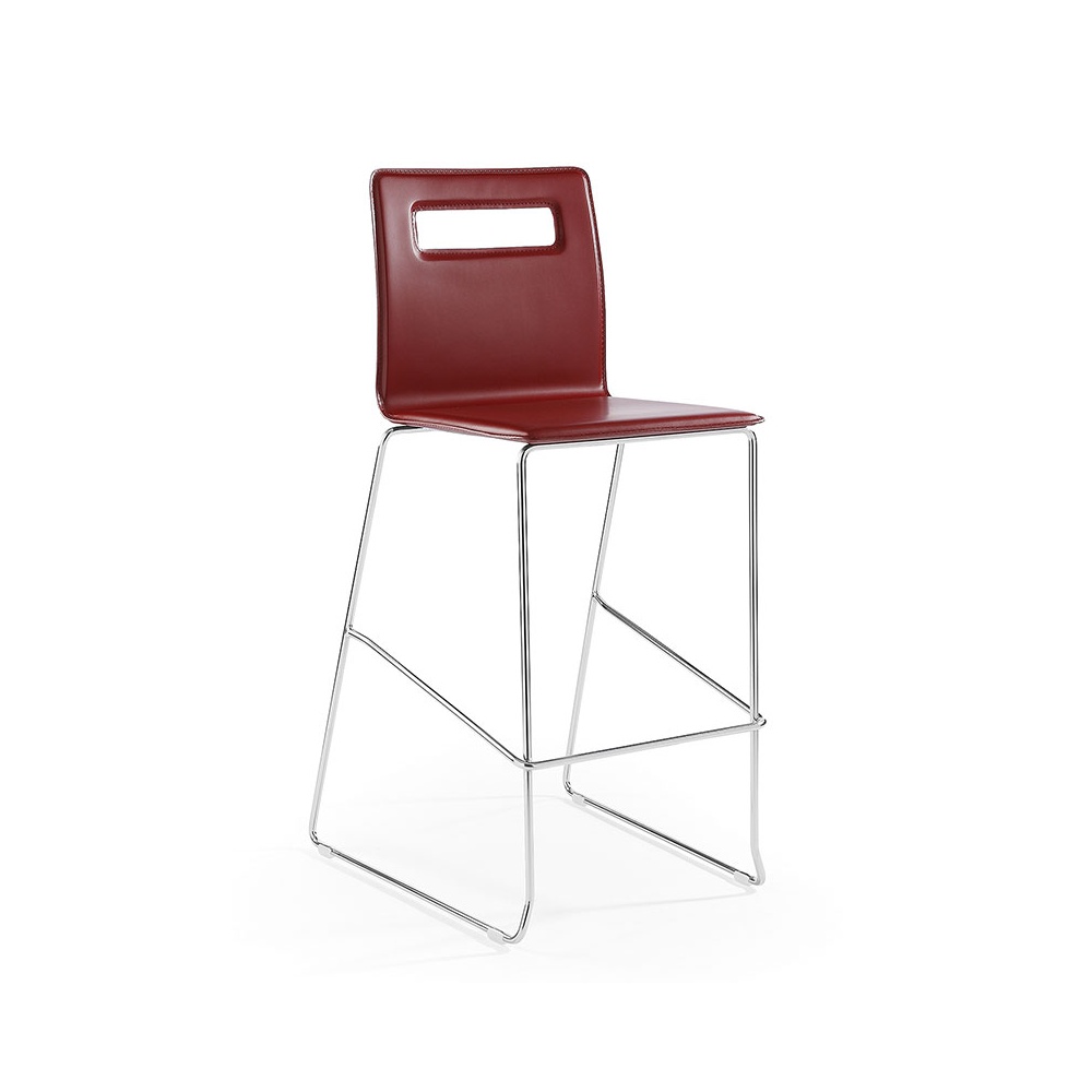 Leather stool - Nuvola