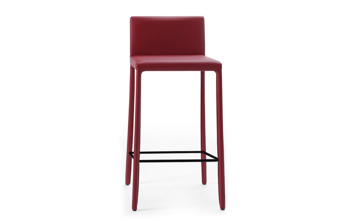 Fixed leather stool - Nunes