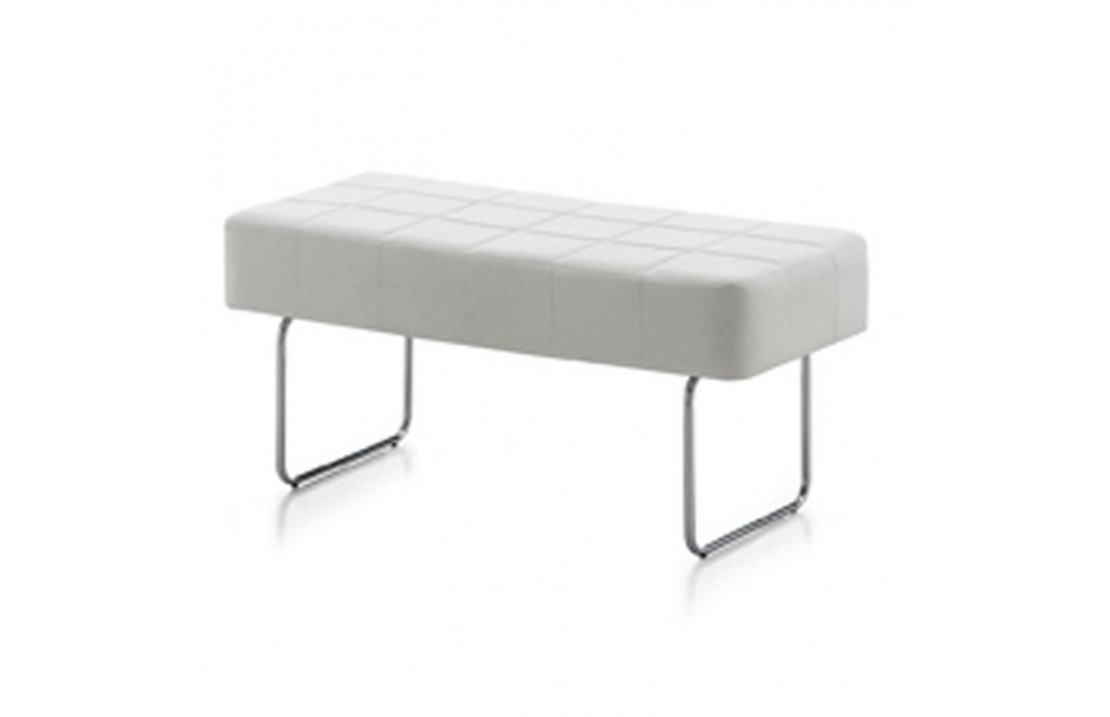 Square soft-touch covered bench