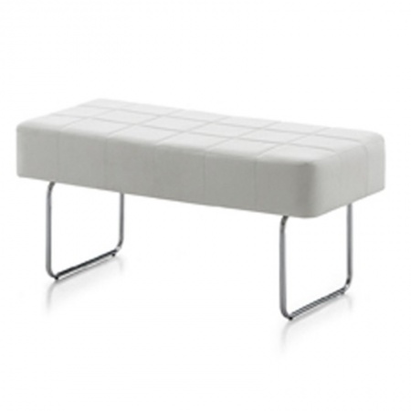 Square soft-touch covered bench