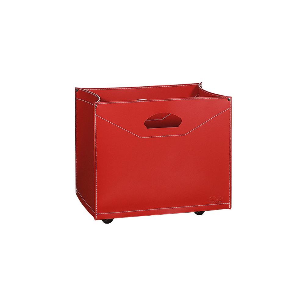 Storage box / log holder with wheels -Frida