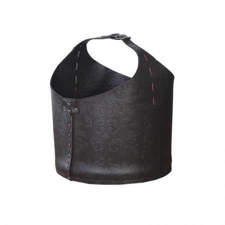 Storage bag in leather with wheels - Vanity
