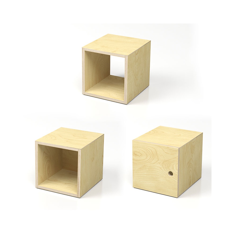 iPot scatola in legno 4, 5 o 6 facce - - ISA Project
