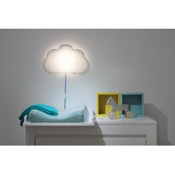 Nube wall lamp in fabric