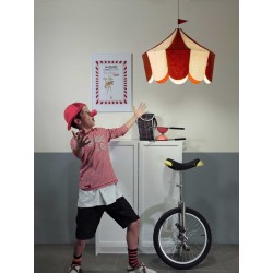 Kids lamp in fabric - Circus