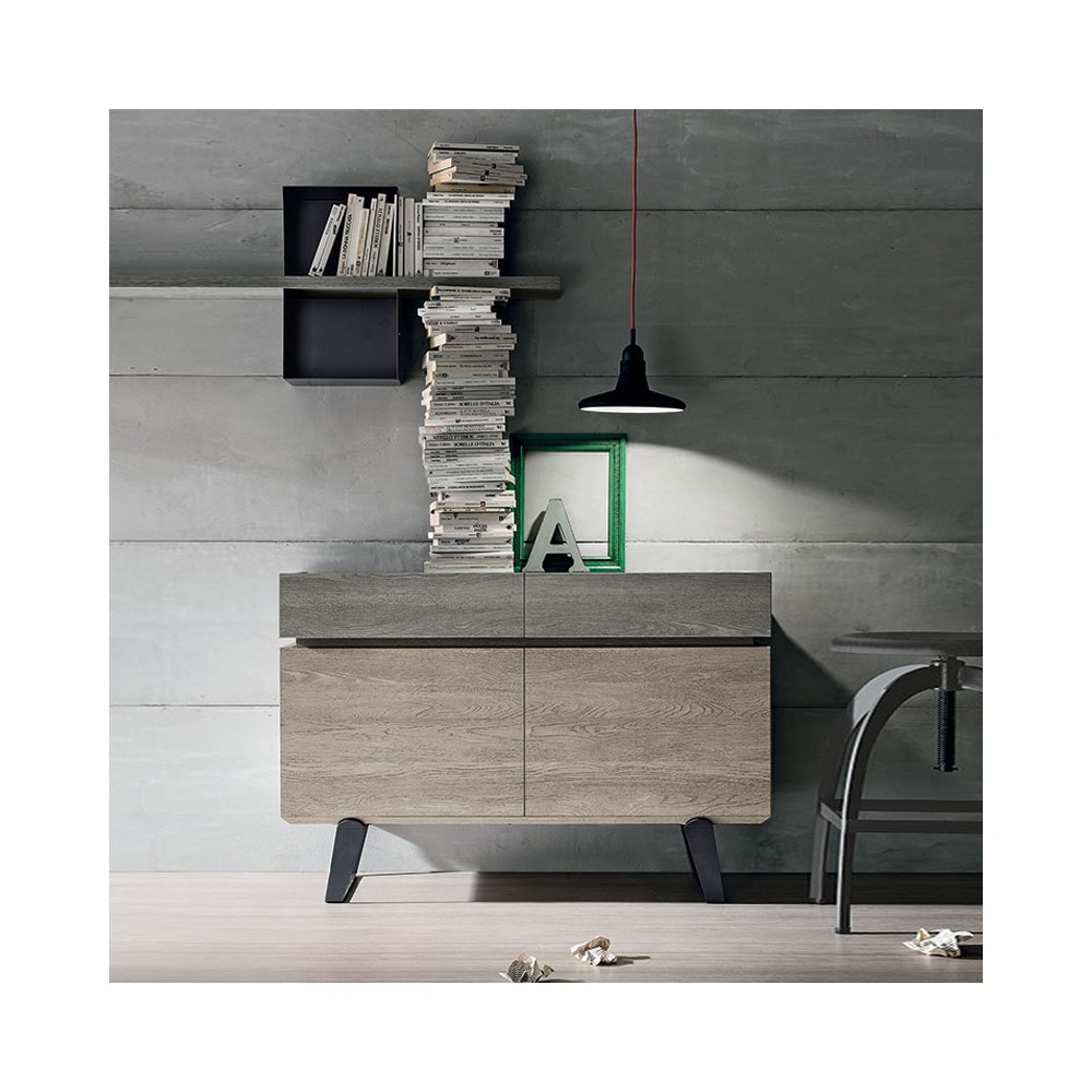 Sideboard with 2 doors and 2 drawers - Electa