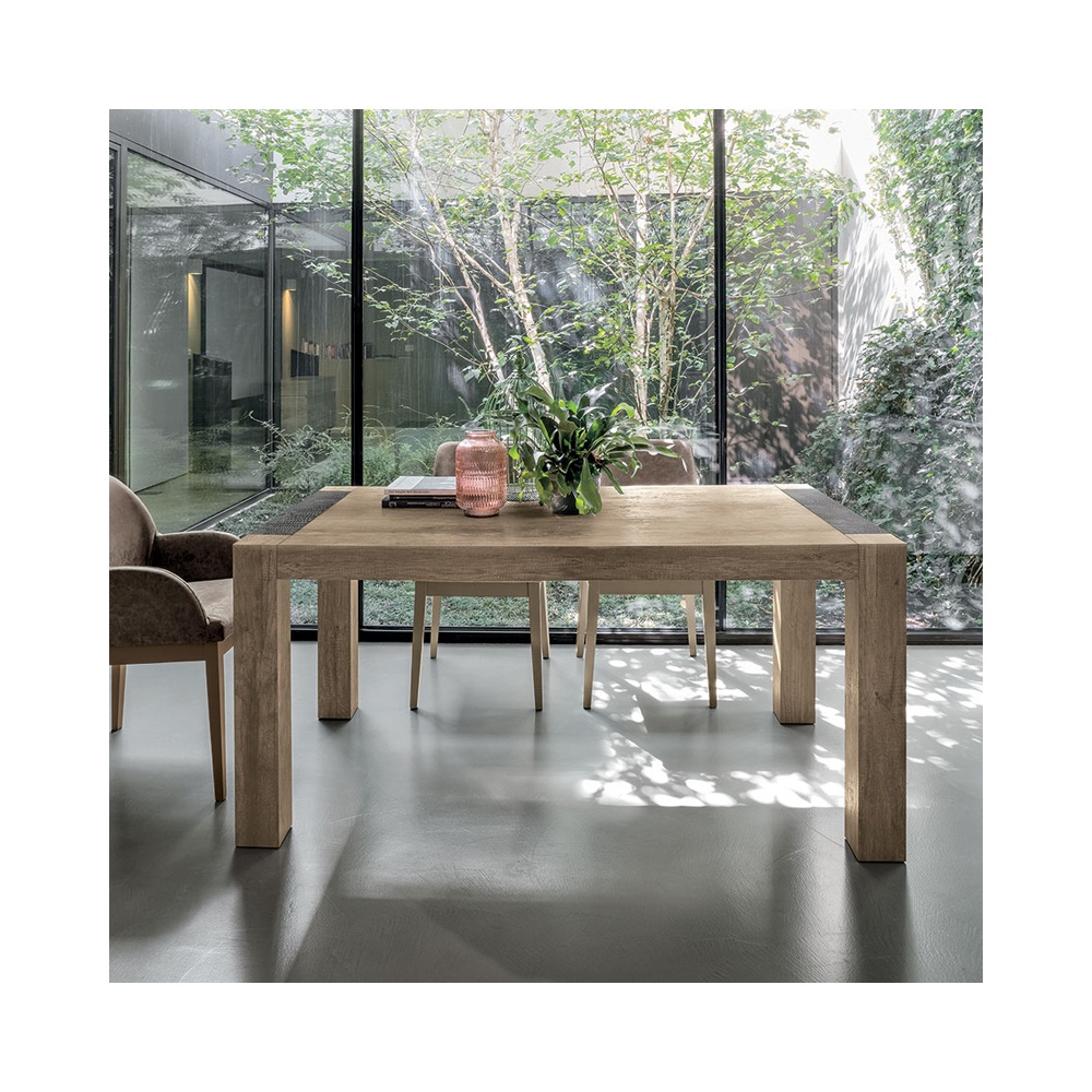 Wooden extensible table - Monolite 160