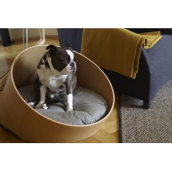 Covo dog and cat bed in wood