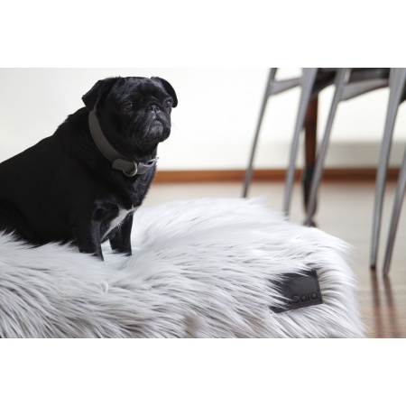 Capello cushion dog bed in faux fur