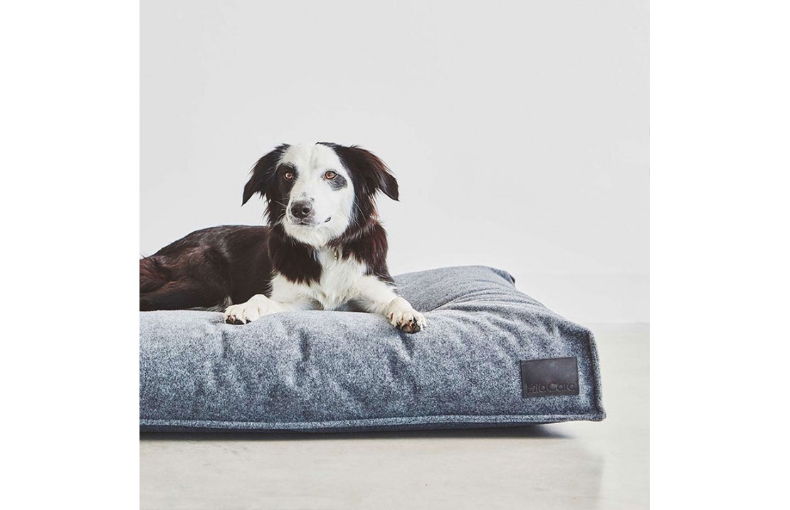 Cushion dog bed in fabric - Feltro