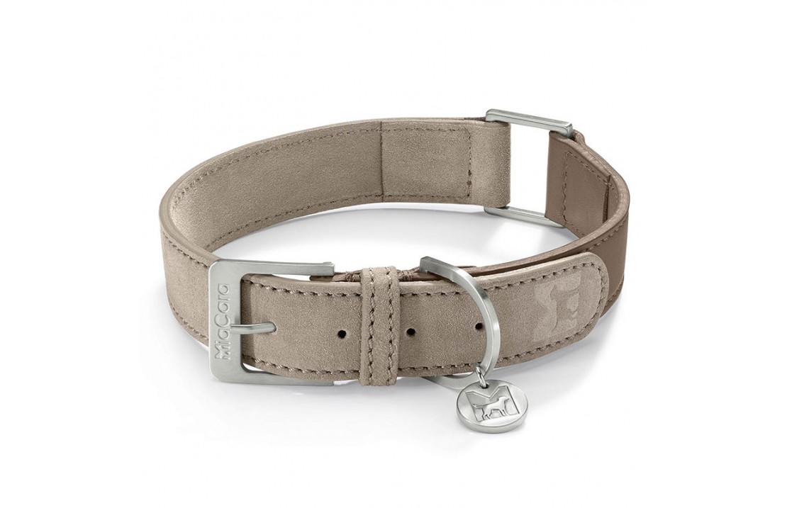 Dog collar in leather - Como