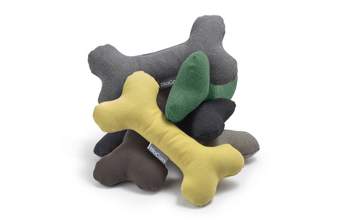 Scala bone shape toy for dog in fabric