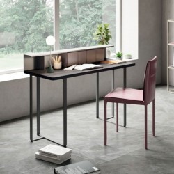 Writing desk in metal and wood - Alfred
