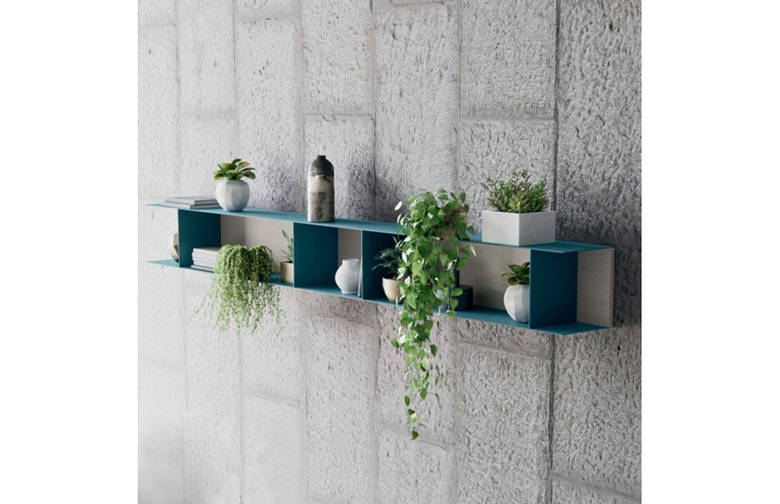 Lanny shelf / bookcase in metal and wood