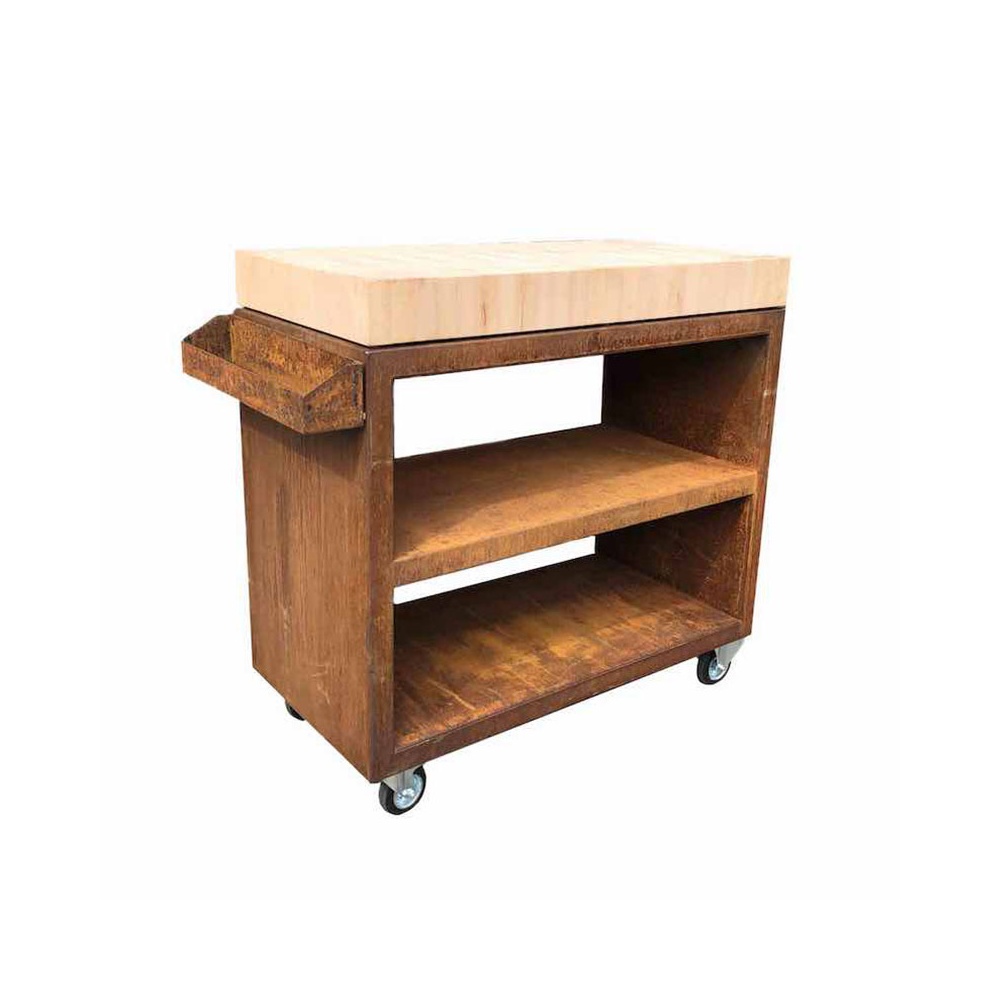 Service Cart for outdoor with cutting board - Tavolo