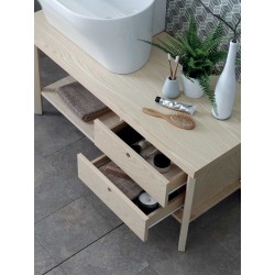 Bathroom / Laundry composition in solid ash - Tino 3