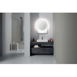 Bathroom composition with drawers cabinet and mirror - Cento 3