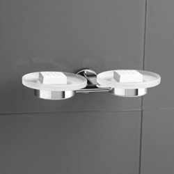 Wall-mounted double Soap dish -Pratica