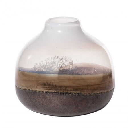Low ceramic vase - Desert
