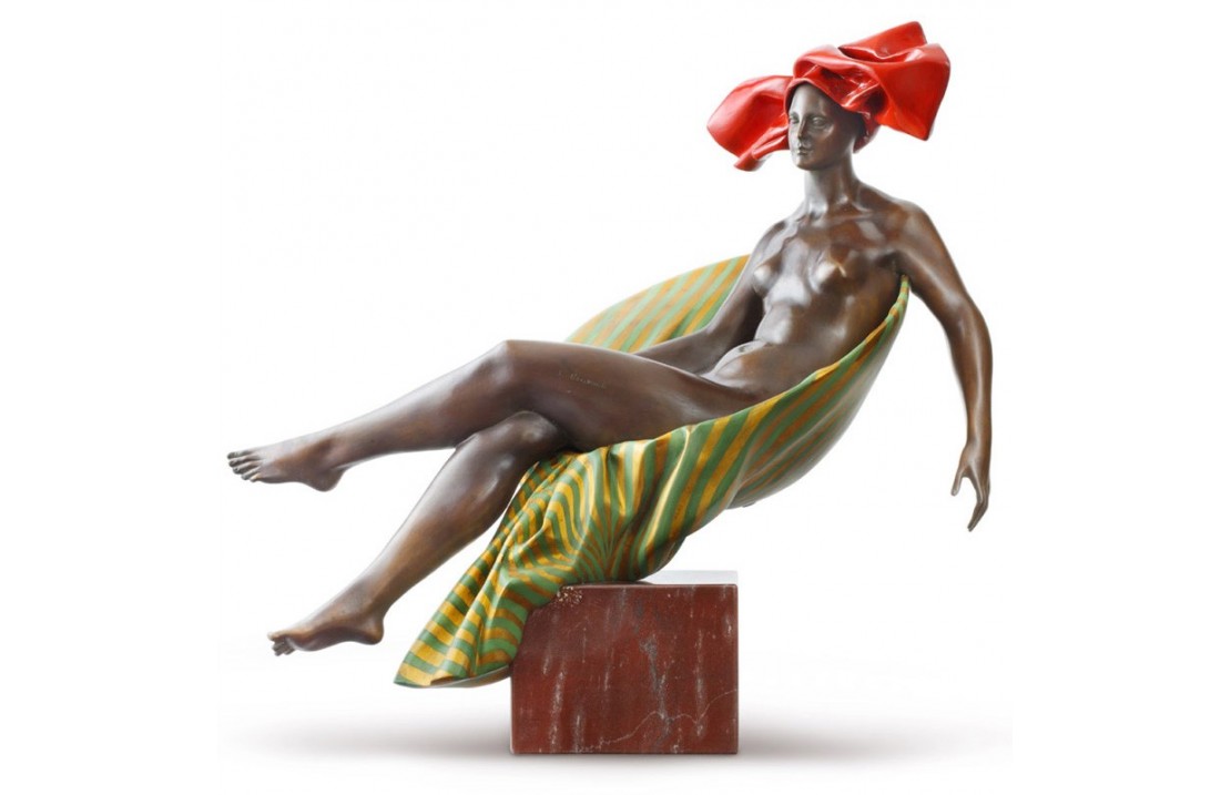 Statua in bronzo - Relax