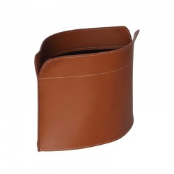 Magazine rack in leather - Giusy