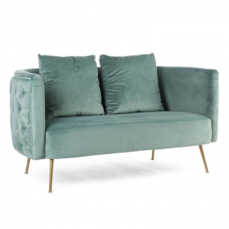 Quilted sofa in velvet - Tenbury Sofas