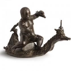 Statua in bronzo - Morgante su Drago