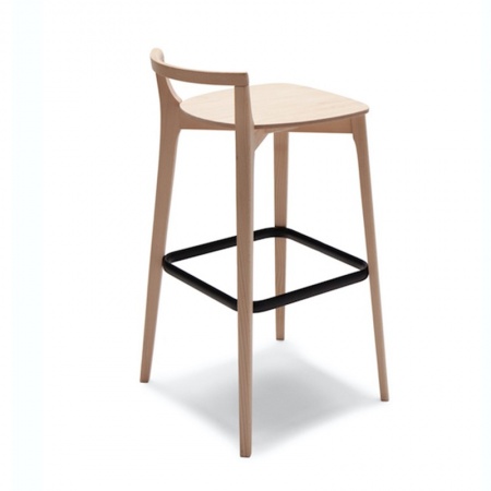 Beech wood stool - Metro