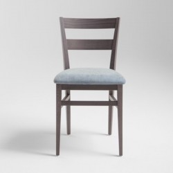 Wood chair padded seat - Cremona