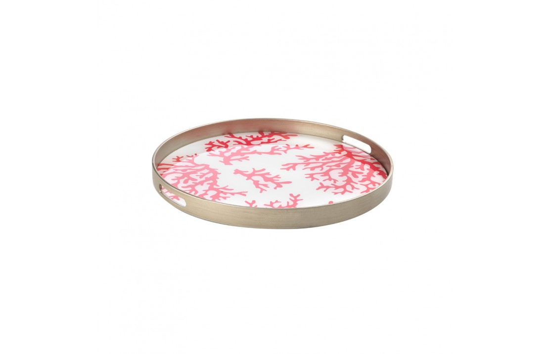 Large round tray Ø45 Red