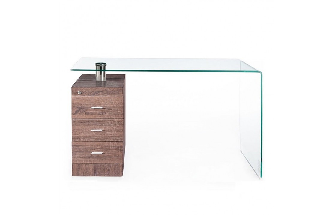 Desk In Glass With Drawers Operative Desks Isa Project 