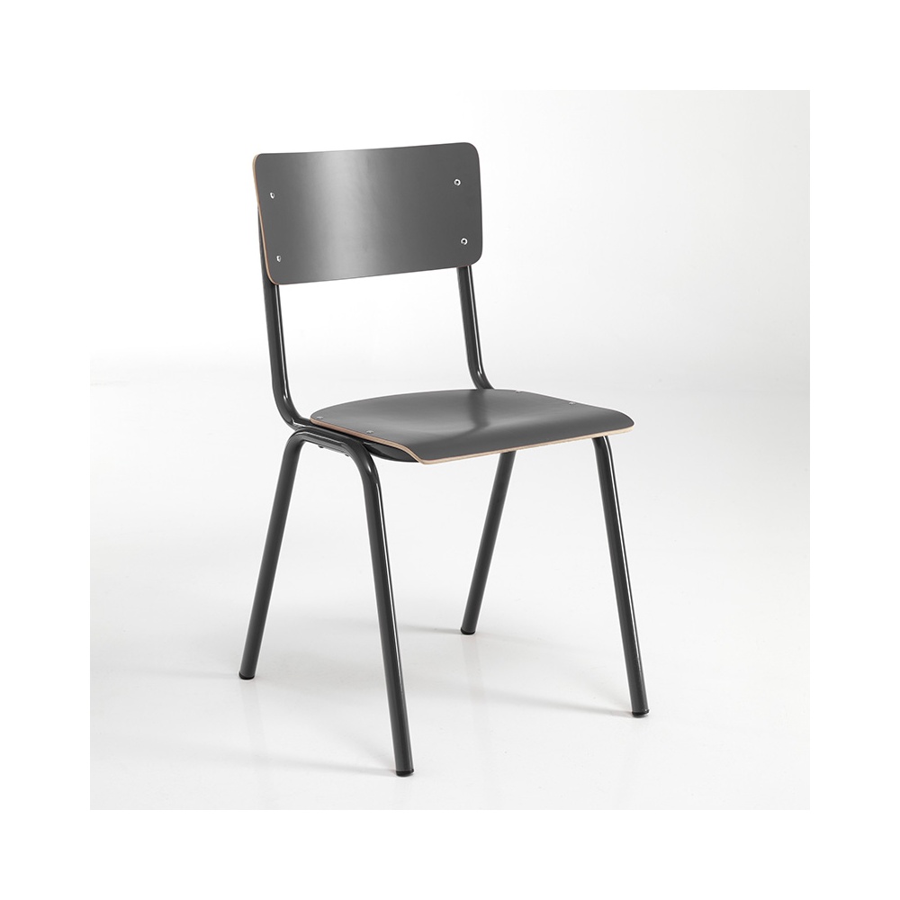 Stackable chair in multilayer - School