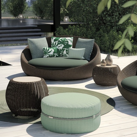 Outdoor daybed in rattan - Twiga