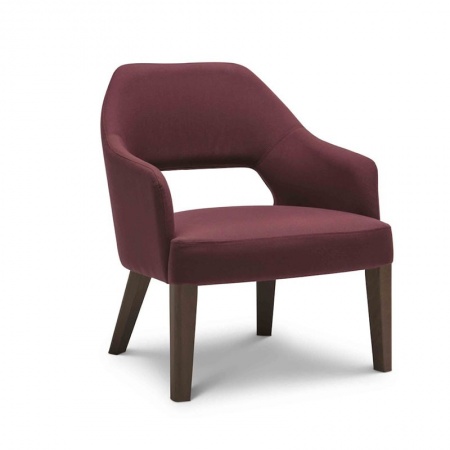Lounge padded armchair - Emily