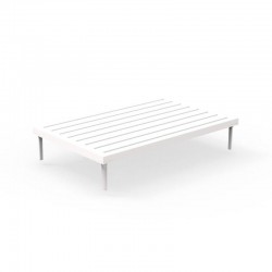Tavolino basso da esterno in alluminio - Cleo 