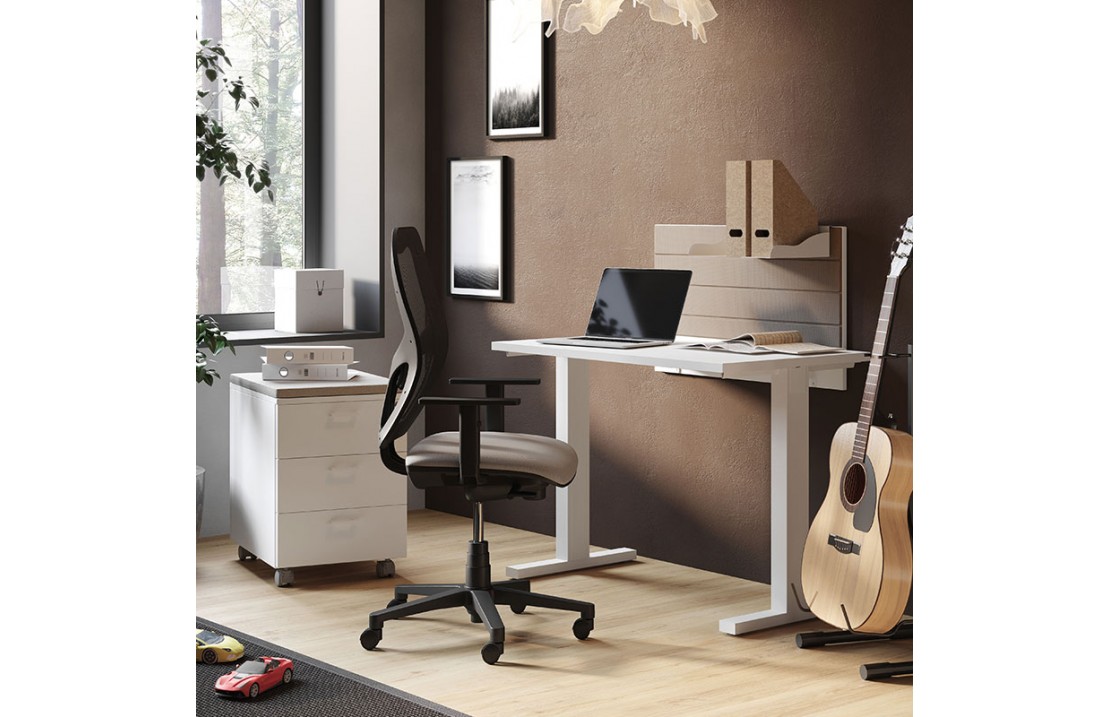 Desk with frontal panel - Anna