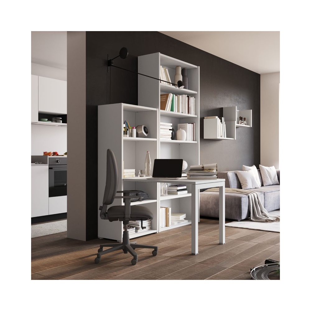 Desk with bookcase - Luca