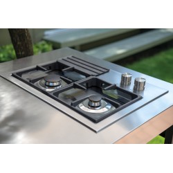 Outdoor kitchen w/bbq and hob - Yellowstone