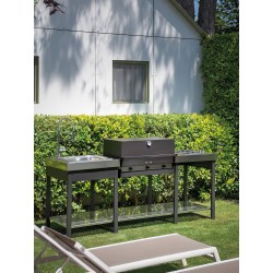 Outdoor kitchen with BBQ and hob - Yellowstone 2