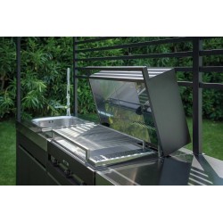 Outdoor kitchen with BBQ and induction hob - Wild