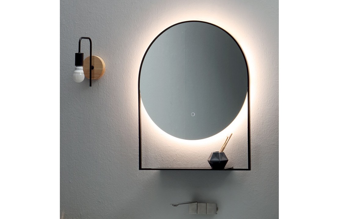 Specchio da bagno tondo retroilluminato - Cool