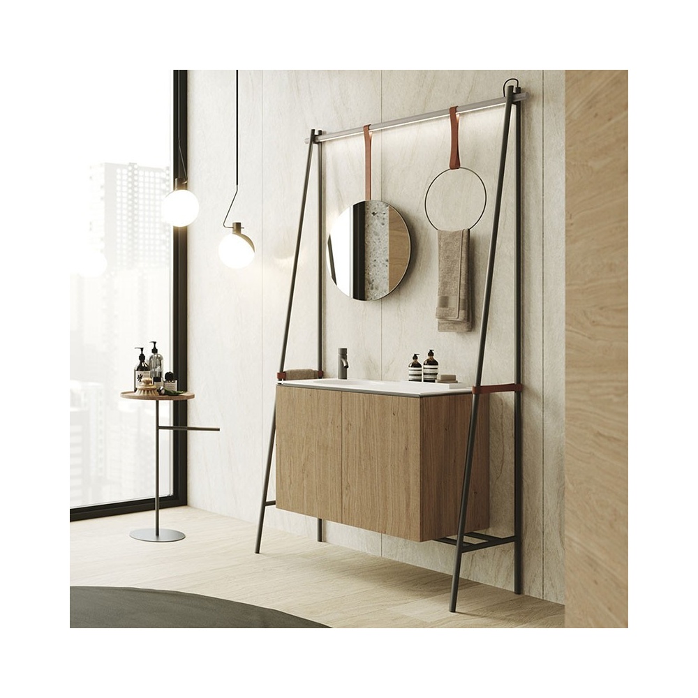 Bathroom composition with cabinet - Swing