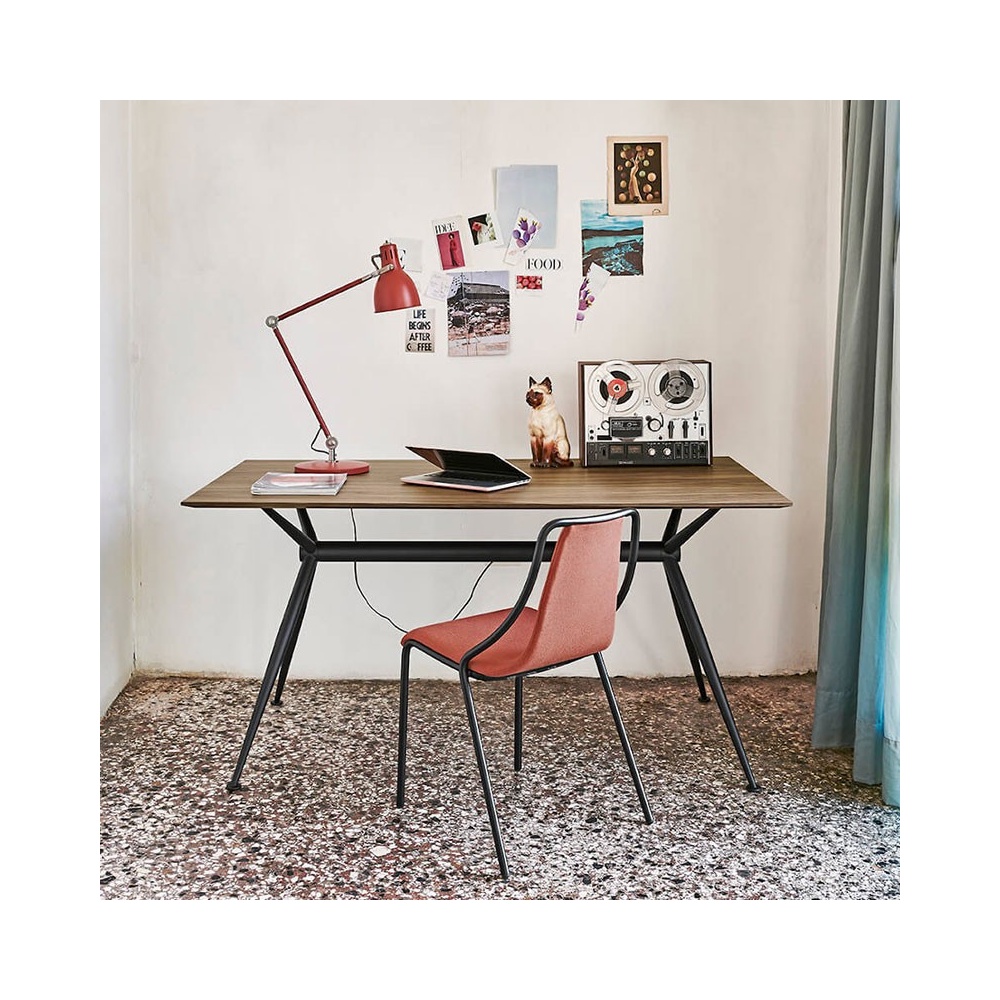 Table / Desk with wooden top - Brioso