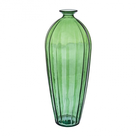 Vase large in green glass - Zuri