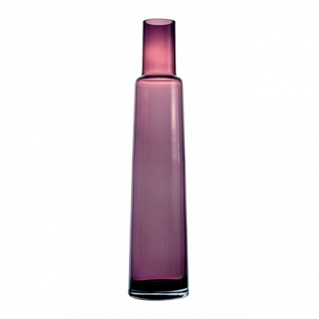 Vase in glass purple color - Poly