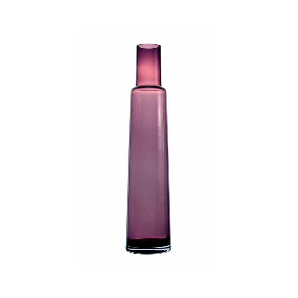 Vase in glass purple color - Poly